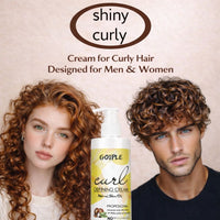 Curl Defining Cream for Men & Women – Frizz Control, Defined & Shiny Curls.