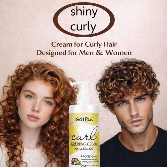 Curl Defining Cream for Men & Women – Frizz Control, Defined & Shiny Curls.